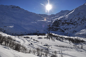 Фото Валь Торанс, Менюир. Долина для катания на беговых лыжах и пеших прогулок в Менюире