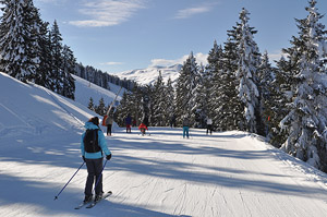 Фото Межев. Катание на горных лыжах доступно даже колясочным инвалидам